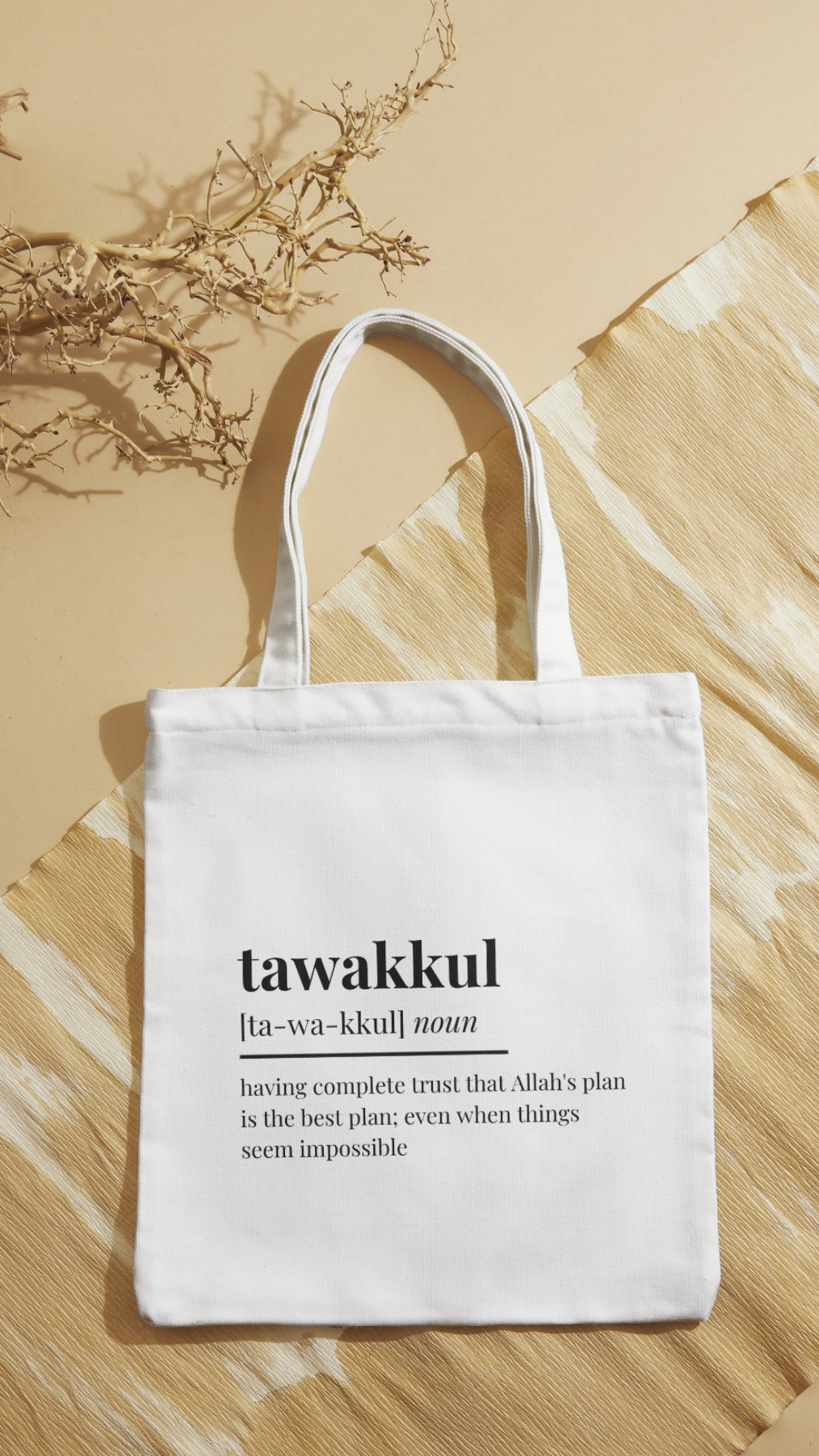 “Tawakul” Tote Bag