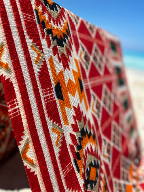 Sahara Arabic Geometric Foldable Backseat