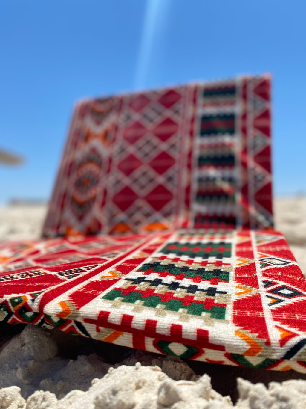 Sahara Arabic Geometric Foldable Backseat