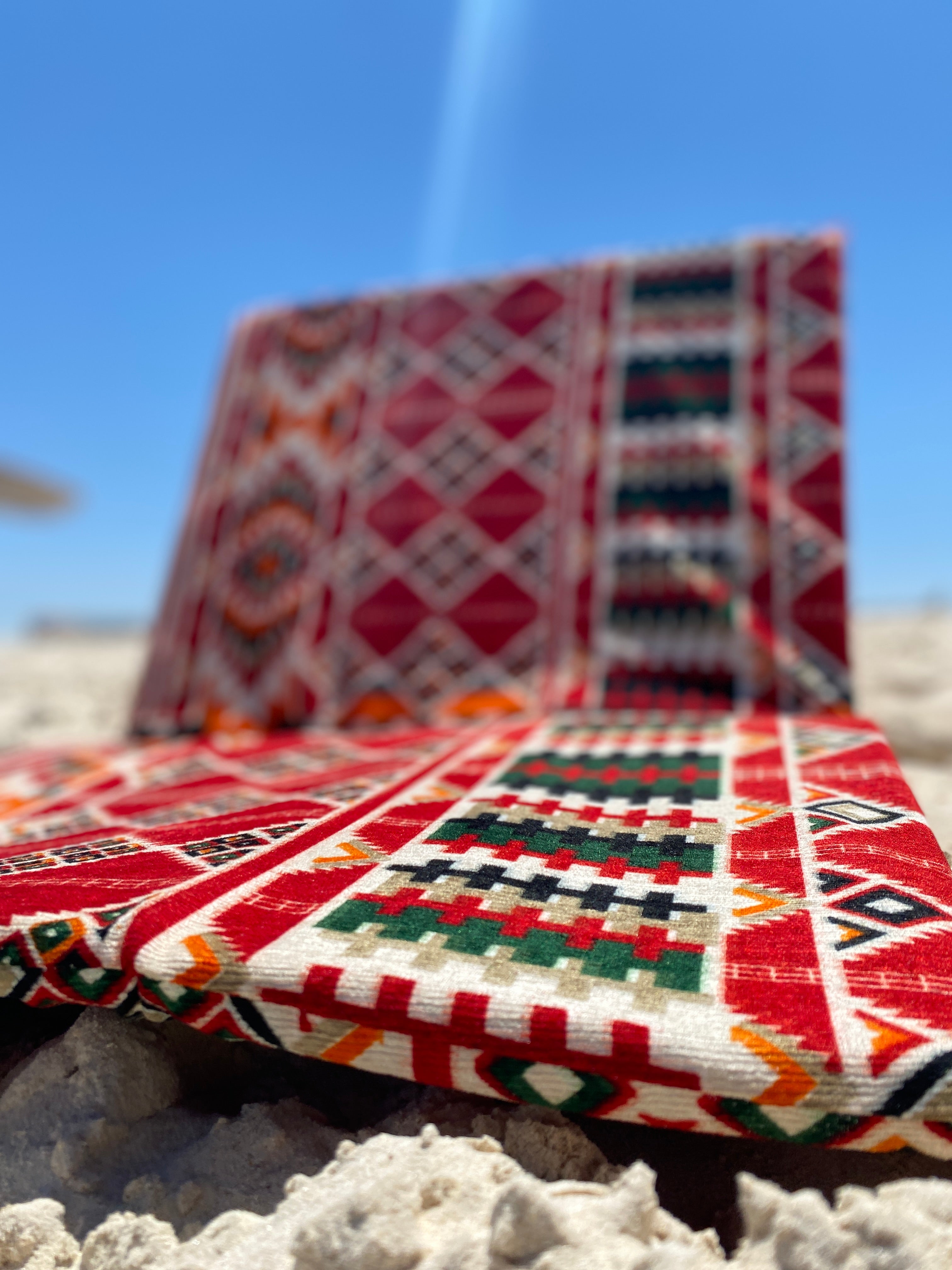 Sahara Arabic Geometric Foldable Backseat